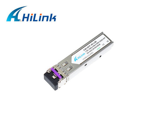 فیبر نوری SFP اترنت ماژول 1.25g Cwdm Sfp 1270-1610nm RoHS سازگار