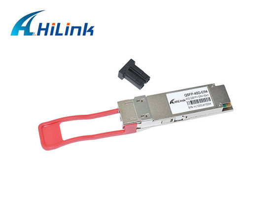 40G QSFP+ 40KM LC فرستنده گیرنده نوری ماژول 1330 نانومتری دو طرفه LC