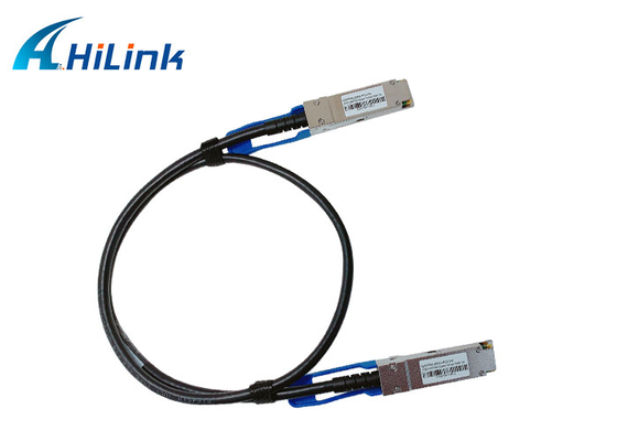 کابل مسی اتصال مستقیم QSFP MSA 26AWG پسیو Twinax HILINK QSFP56-200G-PCU1M