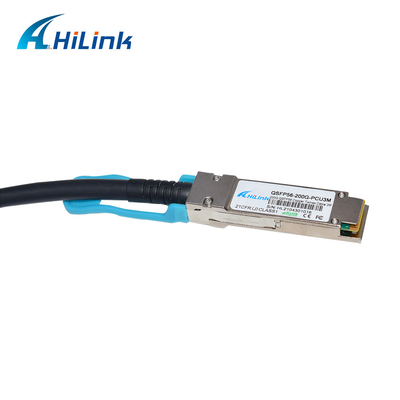 کابل مسی MSA Twinax DAC QSFP DD 200G 3M QSFP56 به QSFP56