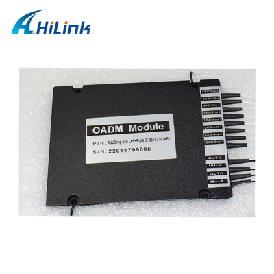 ماژول فیبر نوری دوگانه 1CH DWDM OADM با رابط SC/APC